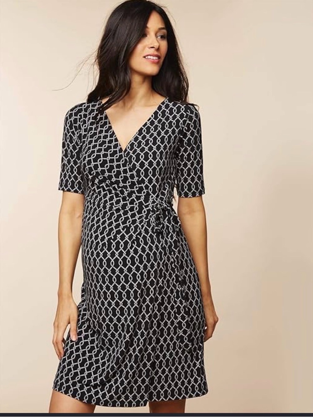 Motherhood Maternity Wrap Dress